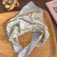 Fashion Color Fabric Printed Triangle Headscarf