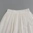 Fashion White Cotton Lace Layered Skirt