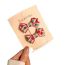 Fashion 8-character Bow Style Fabric Printed Bow Hair Clip