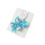 Fashion 1# Blue Hair Rope Children's Ball Embroidery Hair Tie