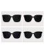 Fashion 10# Pc Square Large Frame Sunglasses