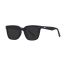 Fashion 931 Black Frame Gray Film Pc Rice Nail Large Frame Sunglasses
