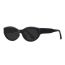 Fashion Black Frame Gray Film (polarized Film) Pc Cat Eye Sunglasses