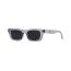 Fashion Rice White Gray Slices Pc Square Small Frame Sunglasses