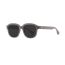 Fashion Black Frame Gray Film Pc Large Frame Sunglasses