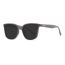 Fashion Black Frame Gray Film Pc Cat Eye Large Frame Sunglasses