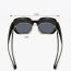 Fashion Rice White Gray Slices Pc Large Frame Sunglasses