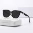 Fashion Gray Frame Gray Film (normal) Pc Large Frame Sunglasses