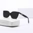 Fashion White Frame Gray Film (polarized Film) Pc Cat Eye Large Frame Sunglasses