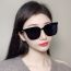 Fashion Black Frame Tea Slices Pc Cat Eye Sunglasses