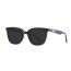Fashion Black Frame Tea Slices Pc Cat Eye Sunglasses