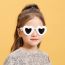 Fashion White Frame Tac Love Children's Sunglasses