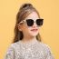 Fashion Off-white Frame Tac Large Frame Children's Sunglasses