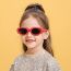 Fashion Pink Frame Tac Oval Children's Sunglasses