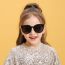 Fashion Blue Box Tac Large Frame Children's Sunglasses