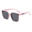 Fashion Pink Frame Tac Large Frame Children's Sunglasses