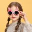 Fashion Yellow Box Cartoon Bunny Children's Sunglasses