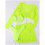 Fashion Peach Polyester Halterneck Lace-up Two-piece Swimsuit Bikini Cover-up Four-piece Set
