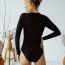 Fashion Leopard Print Nylon Zipper One-piece Swimsuit