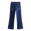 Fashion Blue Bootcut Denim Trousers