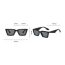 Fashion Off-white And Black Gray Flakes Large Square Frame Sunglasses