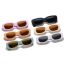 Fashion Off-white Framed Tea Slices Children's Square Small Frame Sunglasses