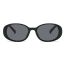 Fashion Gray Frame With White Frame Pc Oval Sunglasses