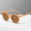 Fashion Off-white Frame Gray Piece Pc Round Sunglasses