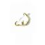 Fashion Picture 3 Small U-shaped Gold Single Gold-plated Copper Irregular Ear Clip (single)