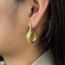 Fashion Gold Earrings Titanium Steel Snake Earrings