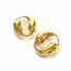 Fashion Gold Copper Double Water Drop Earrings