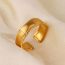 Fashion Steel Color Bamboo Ring Stainless Steel Bamboo Open Ring