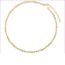 Fashion White Gold Color Diamond Necklace Copper And Diamond Irregular Necklace