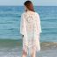 Fashion White Lace Crochet Cutout Blouse