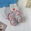 Fashion 3# Blue Five-pointed Star Hair Rope Children's Cotton-filled Fabric Plaid Five-pointed Star Hair Tie