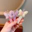 Fashion 5# Pink Butterfly Children's Phone Cord Embroidered Butterfly Hair Rope