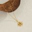 Fashion Eight-pointed Star Necklace Stainless Steel Eight-pointed Star Necklace