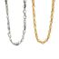 Fashion Gold Stainless Steel Chain Necklace For Men