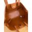 Fashion Brown Pu Leather Large Capacity Shoulder Bag