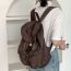 Fashion Brown Nylon Large Capacity Backpack