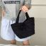 Fashion Black Love Quilted Tote Bag