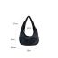 Fashion Black Nylon Large Capacity Wide Shoulder Strap Shoulder Bag