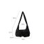 Fashion Armygreen Nylon Multi-pocket Large Capacity Shoulder Bag