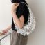 Fashion Silver Sequined Large Capacity Shoulder Bag