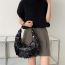 Fashion Black Sequined Large Capacity Shoulder Bag