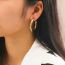 Fashion 5# Stainless Steel Geometric C-shaped Earrings