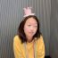 Fashion Glitter X2-4 Hair Clips Rainbow Gradient Mesh Crown Birthday Hat Hairpin