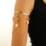 Fashion 1# Alloy Pearl Chain Armband