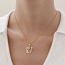 Fashion 31# Stainless Steel Diamond Love Necklace