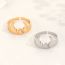 Fashion Gold Alloy Moon Ring
